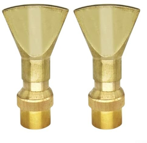 2PC Common Adjustable Sector Nozzle Sprinkler Heads for Efficient Garden Watering and Moisture Control