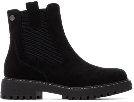 REFRESH - Botín Mujer Negro - Calzado Cómodo y Versátil - Moda casual - Modelo 17302702 (Talla 38)