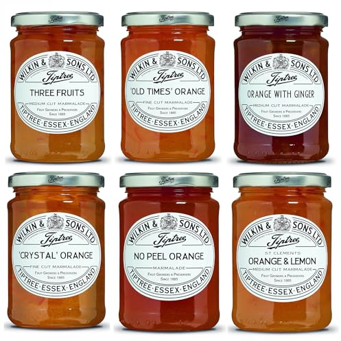 Tiptree Marmalade Custom Choices Pack | 6 x 340g Jars | Choose Any 3 Flavours, Receive 2 of Each | British Marmalade Selection