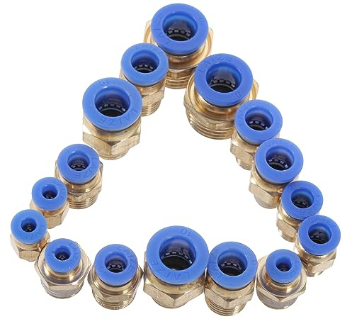 NOLITOY Connettori Per Tubi Aria Raccordi Crimpare in Raccordi Riduttori e Connettori Per Tubi Design Sgancio Rapido Per Compressori D'aria Soffiatori D'aria Utensili Pneumatici