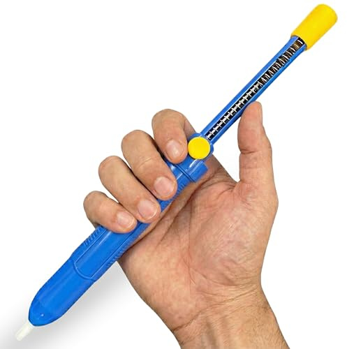 JCM Desoldering Pump Solder Sucker High Power Solder Removal Tool with Vacuum Suction & Heat-Resistant Nozzle – Professional One-Handed Desoldering Gun for Electronics Repair & Soldering Irons