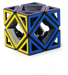 Meffert's Hollow Skewb Cube by Recent Toys, Brain Teaser Cube for Adults and Kids. Hard Difficulty Cube Fidget Toy Stress Relief Puzzle for Boys Girls Teens Adults