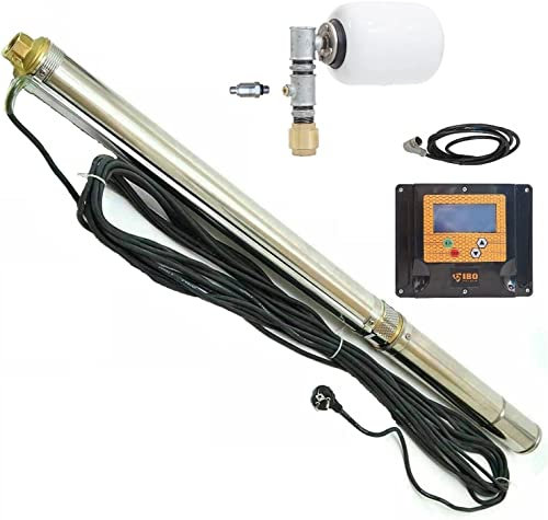 Profi 3,5 Tiefbrunnenpumpe für Bewässerung 9bar - 6300L/h 230V + Inverter für konstanten Druck
