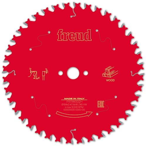 FREUD FRE00639 Blade for FREUD-Ø184 2.4/1.6 AL16 Z40 BA 10° Portable Circular Saw -F03FS09704-FR11W002H