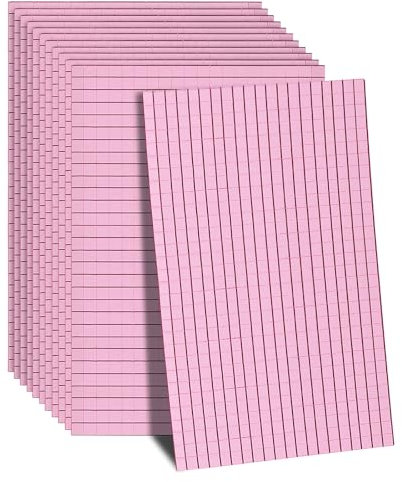 sourcing map 7200 PCS Glass Mirrors Disco Ball Tiles Self-Adhesive Pink Mirror Mosaic Tiles 5 x 5mm for Disco Ball, DIY Craft, KTV Decoration 12 Sheet