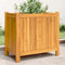 Juroupi Jardinière avec Doublure 54x31x50 cm Bois Massif d'acacia Jardiniere sur Pieds,Bac avec Treillis,Jardiniere Terrasse