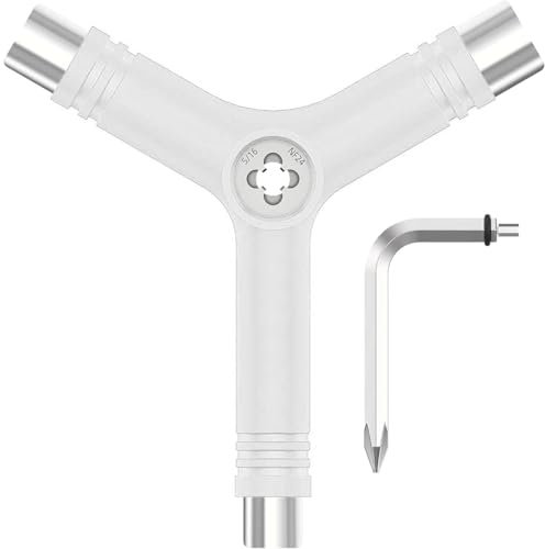 AORVYUI Skate Tool Skate Tool Skateboard Wrench Skateboard Accessories Skateboard Tool Skateboard Longboard Wheels Y Tool Skate Wrench Skate Wrench Skateboard Pocket Wrench
