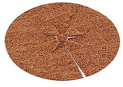 HBALDTEDC Non-Woven Tree Mulch, Coconut Mulch Cover Mulch Disc Plant Cover Coir Mat, for Gardening Mulch Disks Mulching(40cm)