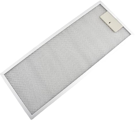 Cooker Hood Filter, Metal Mesh Extractor Vent Filter, Stainless Steel Cooker Hood Filters Silver 19.2X47.1X0.9cm/7.5''X18.5''X0.35'', Range Hood Grease Mesh Charcoal Carbon