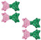 SAVITA 4pcs Witch Hair Accessories, Cute Glitter Hair Bows Clips Fan Gifts Halloween Outfit Accessory for Female