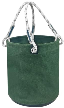 Bolsa de herramientas, cilíndrica, bolsa de herramientas, recipiente aislante para electricistas, bolsa colgante para herramientas de trabajo a grandes alturas, para obras (A)