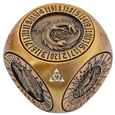 Game Metal Role Playing Game Portable Role Play Spinner Multifunctional for Pen and Paper Role Playing Board Games Party Family