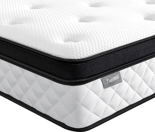 Twirest Small Double Mattress,Hybrid Mattress 120x190x22cm Pocket Sprung