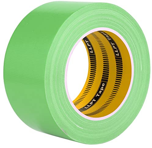 LLPT Klebeband Gewebeband Premium-Qualität 60 mm x 30 m x 0,23 mm Rückstandsfreier, Starker Klebstoff Farbe Grün(DT252)