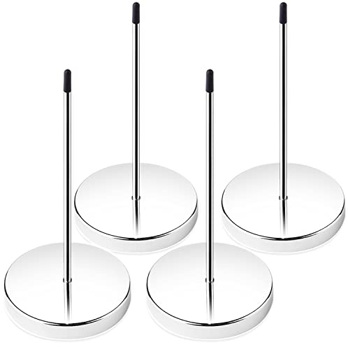4pcs Desk Receipt Holder Bill Fork Receipt Spike Stick Silver Restaurant Check Spindle 5.5 Inch by HRLORKC…