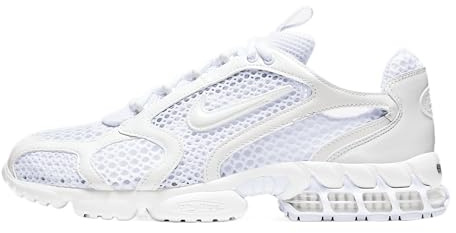 NIKE Homme Air Zoom Spiridon Cage 2 Sneaker, White White Black, 44 EU