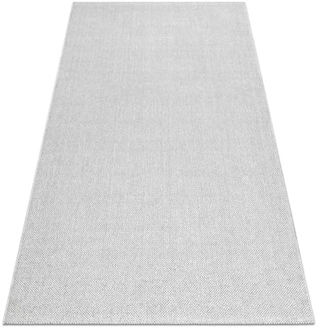 rugsx Teppich Outdoor & Indoor – Casablanca Loom Silber – Weich, Wetterfest, Pflegeleicht, Modern für Terrasse, Balkon & Wohnzimmer – 160x230 cm