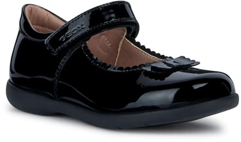 Geox J NAIMARA Girl A, Ballet Flat para Niñas, Black, 28 EU