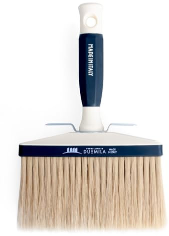 PENNELLIFICIO 2000 | Pincel de Techo, con Mango de plástico, Pincel de Pintura, para Paredes Interiores y Exteriores, 6,5 x 16 cm, Fabricado en Italia