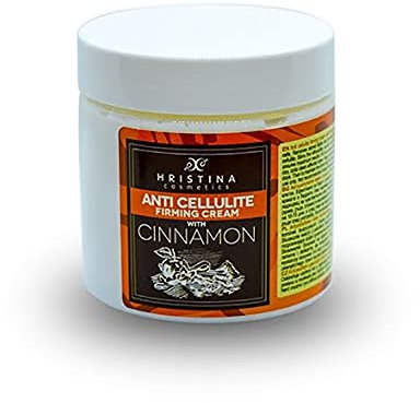 100% natürliche Anti-Cellulite-Creme mit Kaffee und Zimt. Straffende Creme für Körper, Hals, Hände, Beine und Bauch. Straffung und Glättung der Haut. Abnehmen, Fettverbrennung, Anti-Aging, 200 ml.