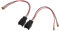 Qiilu Car Door Speaker Wiring Harness, 1 Pair of 12V 3A 10W Radio Wiring Harness Car Amplifier Wiring Harness Door Speaker Wiring Harness Adapter with Plug for Peugeot