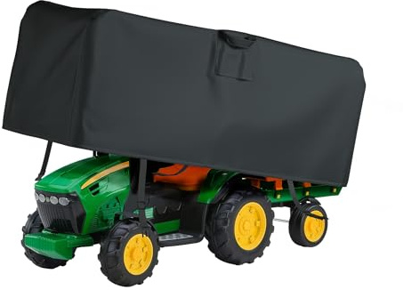 Guozixin Tracteur pour enfants avec housse de remorque, protection résistante pour véhicules électriques alimentés par batterie électrique, imperméable, coupe-vent, protection contre la neige et la