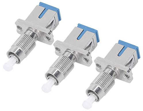 ZJchao Adattatore Convertitore Fibra Ottica FC a SC, Localizzatore Visivo Guasti, Basso Inserimento, Soppressione Rumore, Resistente Alta Temperatura, Connettore
