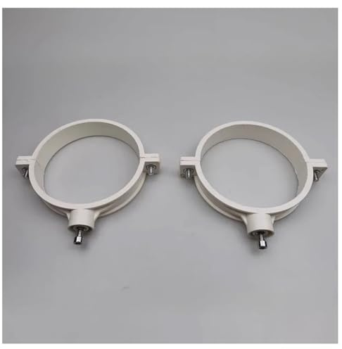 Teleskoptillbehör 1 par 63–250 mm inre diameter astronomiskt teleskop rörmontering ringhållare set ringfäste teleskop okular (innerdiameter 125 mm)