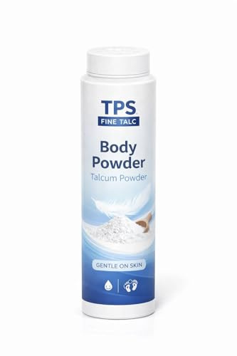 Unperfumed Talcum Powder for Body & Baby – 100% Pure Natural Talc, Ultra Fine Absorbent Powder, Fragrance Free, Sensitive Skin Safe, Anti-Chafing & Moisture Control 100 g