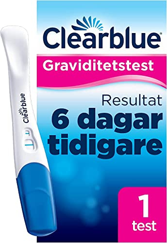 Clearblue Ultratidigt Graviditetstest (10 mIU), Resultat Sex Dagar Tidigare, 1 Test