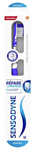 Sensodyne Répare & Protège Brosse à Dents, Pour Dents Sensibles, Souple, Limitant la Sensibilité Dentaire aléatoire