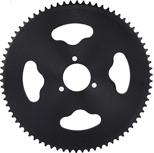 Nikou Motorcycle Rear Chain Sprocket, Lightweight T8F 74T Tooth 35MM Steel Rear Sprocket Stable Motorcycle Replacement Accessories