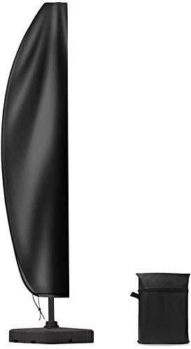 Erato Housse Protection pour Parasol, Étanche Anti-UV 420D Housses pour Parasols de Jardin avec Fermeture à Glissière et Sac de Rangement, Convient pour la Plupart des Parasols en Porte-à-faux