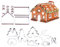 18-teiliges 3D-Lebkuchenhaus-Set, Edelstahl, Weihnachtsszenario, Keksform, Fondant, Ausstechformen, Backwerkzeug
