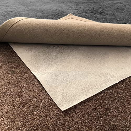 Rug Gripper Anti Slip Rug Underlay - Adhesive Polyester Rug Grippers from Rug To Carpet Anti-creep Rug Underlay for Carpet Stops Rugs from Moving - Provide Protection for Area Rugs 60cm X 90cm