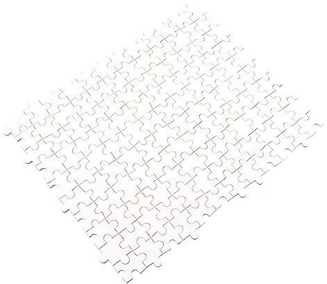 SAFIGLE 1000stücke Teiliges Leere Puzzle-Teile Holz Blank Für DIY Heat Transfer Bastelbar Robustes Holzmaterial Geeignet Zur Individuellen Gestaltung Und Kinderförderung