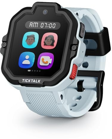 TickTalk5 - Reloj inteligente con rastreo GPS, videollamadas, SOS y controles parentales | Reloj con música gratis, mensajes de texto y llamadas