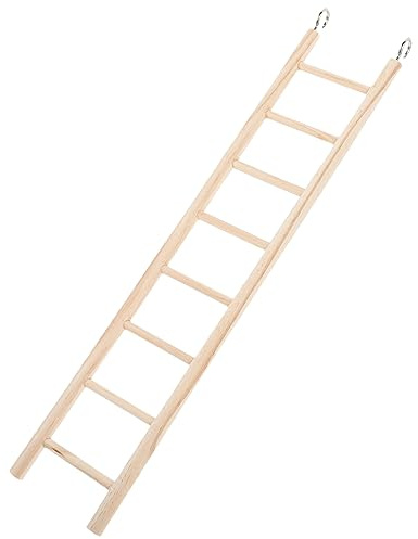 Toddmomy Parrot Cage Ladder Toy 14.76X2.76X0.31In Wooden Bird Climbing Ladder for Cage Accessories Safe Chewing and Mental Stimulation for Birds