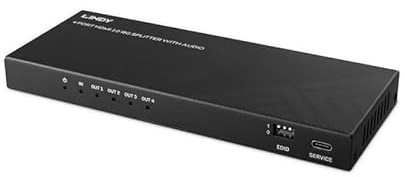 4-port HDMI 8K60 splitter med ljud