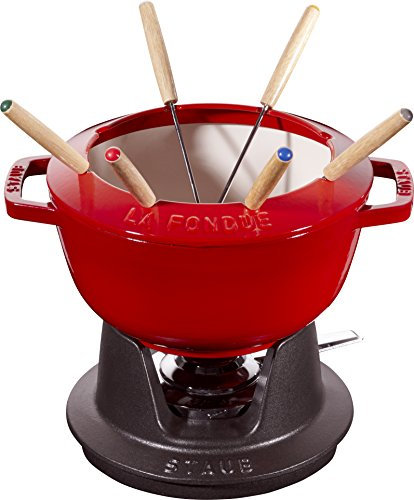 Staub Fondue Set Kirschrot 20 cm