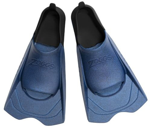 Zoggs Short Blade Eco Fins Flossen, Erwachsene, Unisex, Blau/Schwarz, Größe 43-44