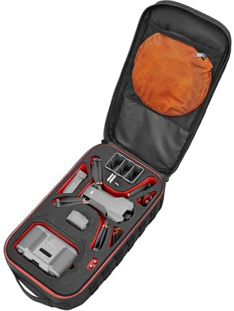 TOMcase Rucksack „Ready-to-Fly“ für DJI Mini 5 Pro Fly More Combo, DJI RC 2 oder Standard Controller & viel Zubehör – Made in Germany