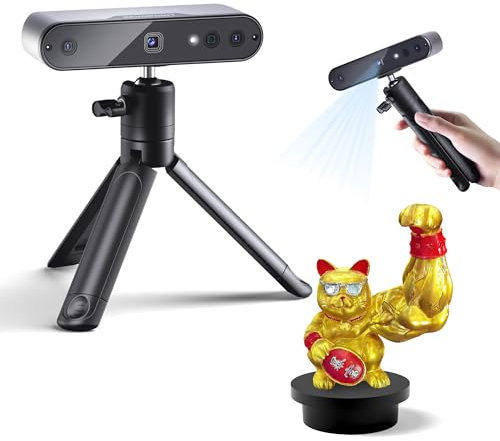 Revopoint Inspire 3D Scanner for 3D Printing Handheld, Portable 3D Model Scanner Up to 18FPS Scanning Speed 0.2mm Accuracy, Full Color 3D Scanning