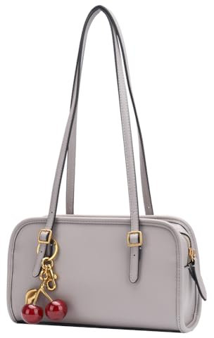 MINKARS Swing Bag, Zip Shoulder Bag Purse, Grau
