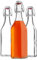 KADAX Bügelflaschen mit Bügelverschluss, 500ml, 3 Stück, leere Glasflaschen, Flaschen zum Befüllen, Einmachflaschen aus Glas, Bügelflasche für Eierlikör
