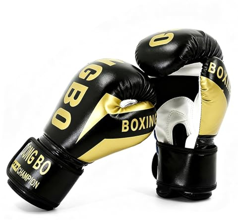 Hwtcjx Guantes de Boxeo, Guantes Boxeo para Niños, Boxing Gloves, Cuero Saco para MMA, Muay Thai, Artes Marciales, Sparring, Kickboxing, Tallas 6 onzas, Adecuados para Niños de 3 a 12 años