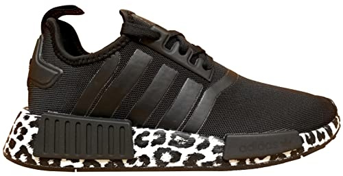 adidas Damen NMD R1 Schuh, Schwarz Leopard, 8.5