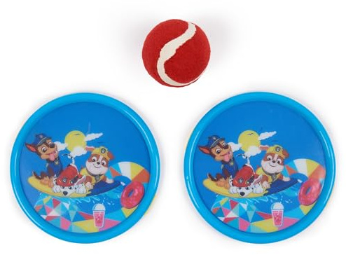 Swimways Paw Patrol Catch Game, Swimming Pool Accessories & Kids Outdoor Toys, Paw Patrol Party Supplies & Yard Games for Kids Aged 4 & Up