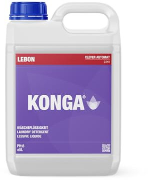 Konga Clever Automat - Detersivo a pH neutro, detergente liquido concentrato, specifico per lavatrici automatiche