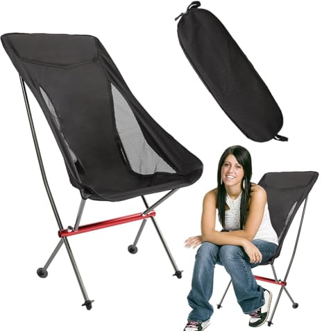 Folding Chairs for Outside Foldable Sitting Seat | Anti-Slip Hiking Seat for Camping Hiking Picnic Patio Balcony Garden Beach Backpacking Backyard